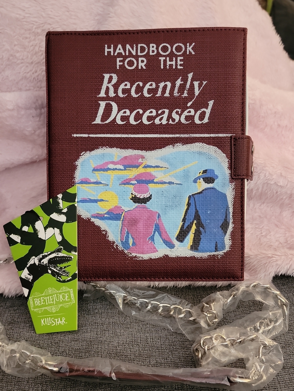 Killstar Beetlejuice Handbook For The Recently Deceased Book Handbag